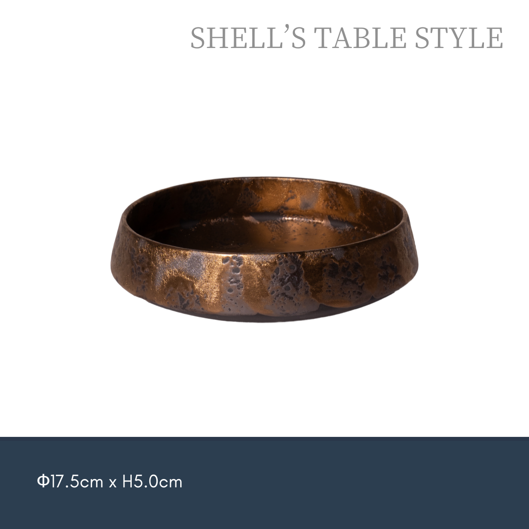 Bát 17 inchi  men vàng